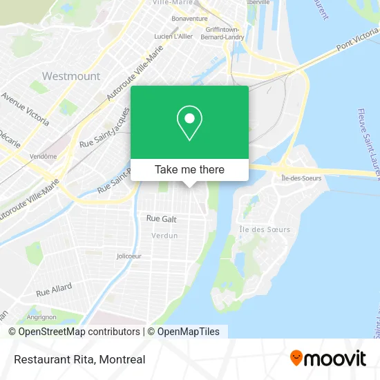 Restaurant Rita map