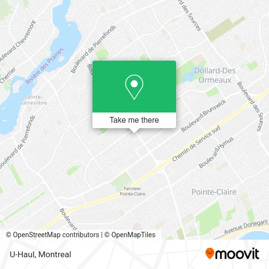 U-Haul map