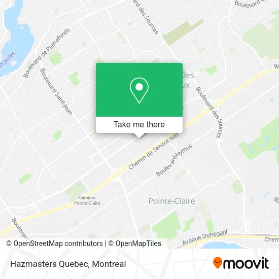 Hazmasters Quebec map