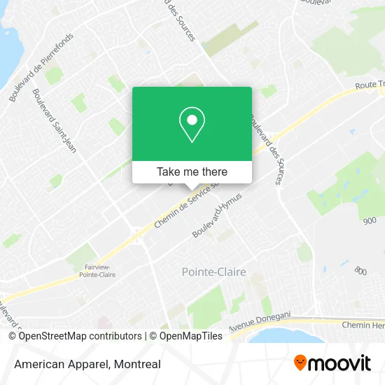 American Apparel map