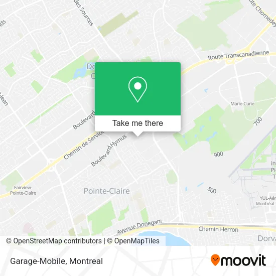 Garage-Mobile map