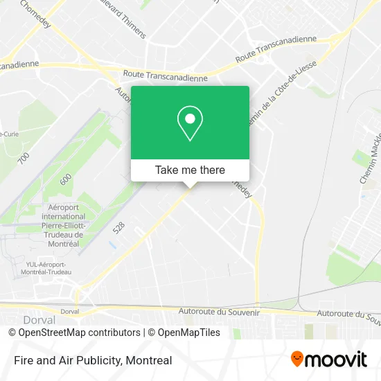 Fire and Air Publicity map