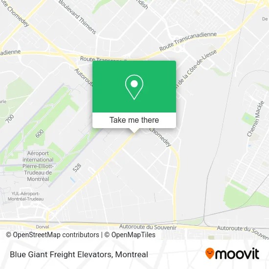 Blue Giant Freight Elevators map