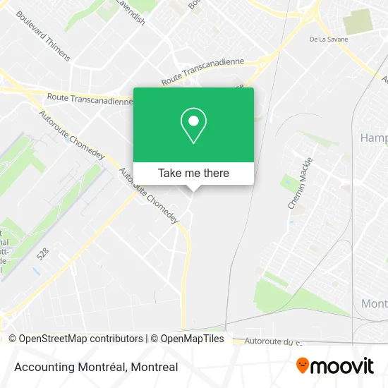 Accounting Montréal map