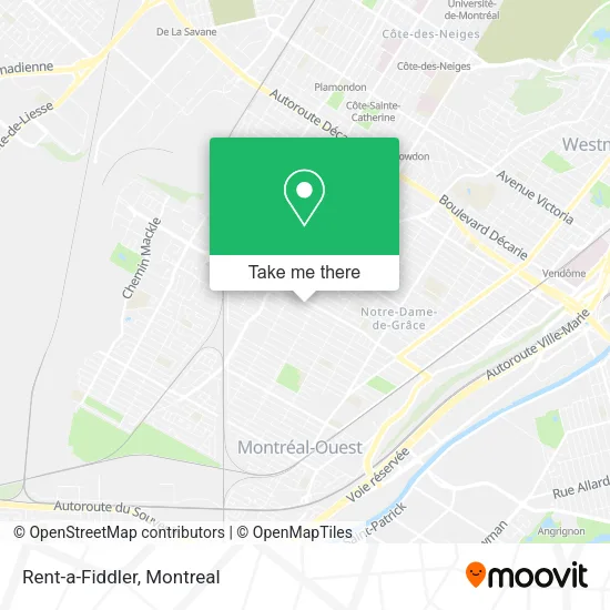 Rent-a-Fiddler map