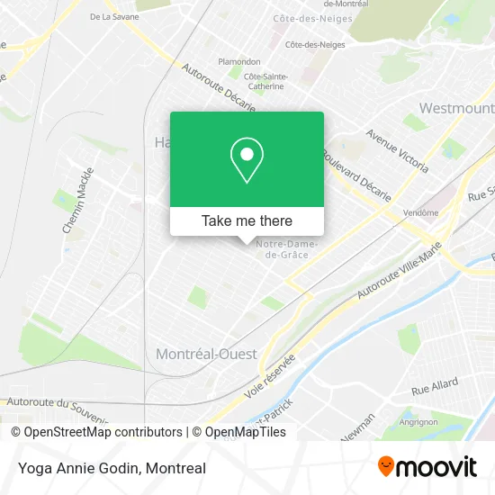 Yoga Annie Godin map