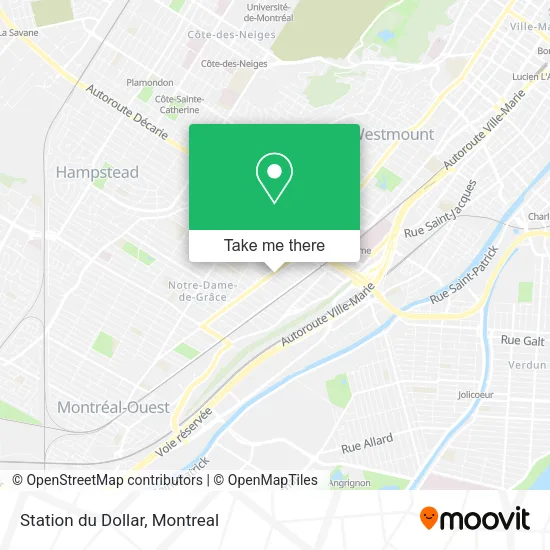 Station du Dollar map
