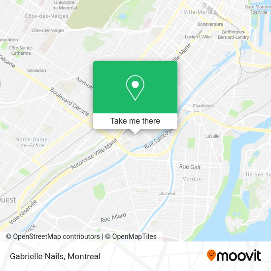 Gabrielle Nails map