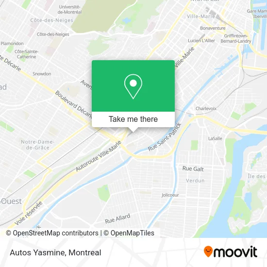Autos Yasmine map