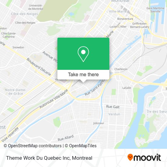 Theme Work Du Quebec Inc map