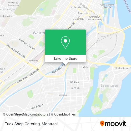 Tuck Shop Catering map