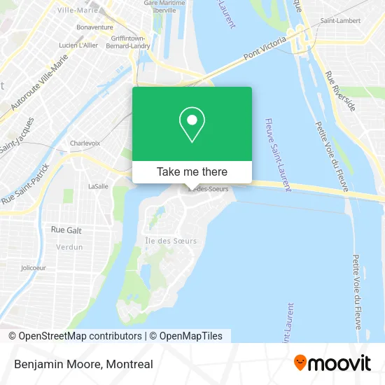 Benjamin Moore map