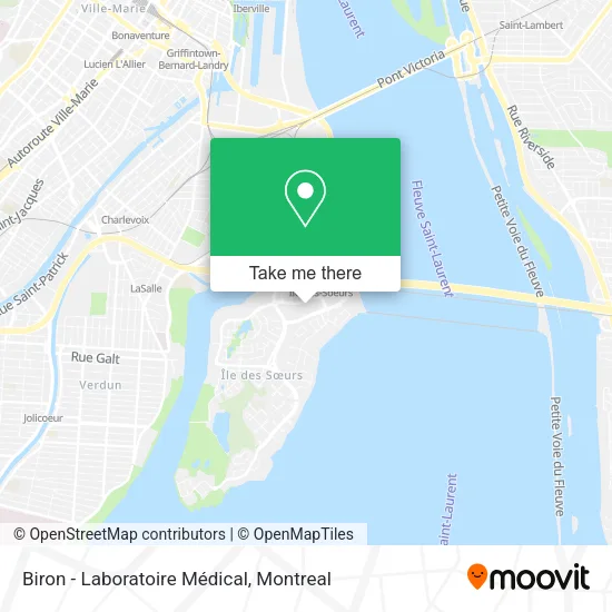 Biron - Laboratoire Médical map