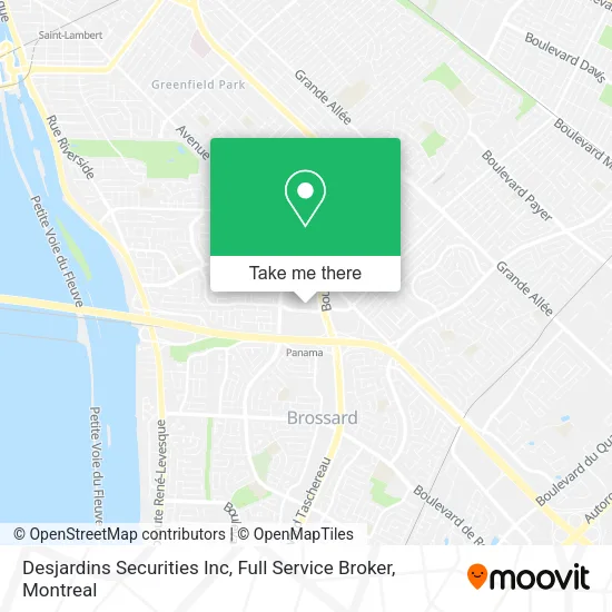 Desjardins Securities Inc, Full Service Broker map