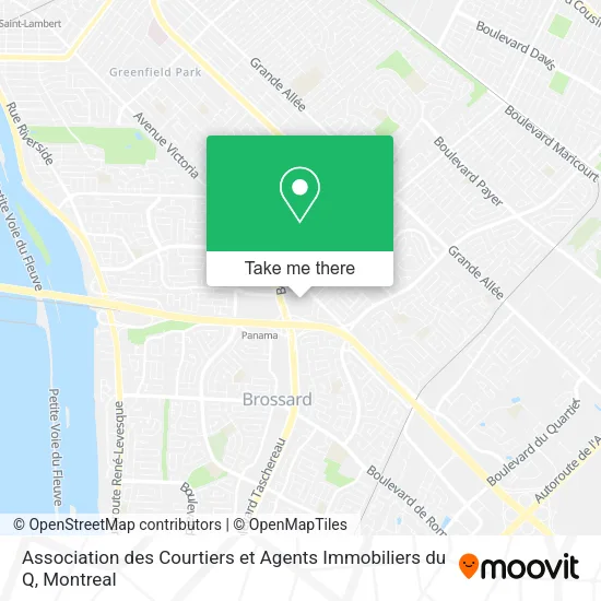 Association des Courtiers et Agents Immobiliers du Q map