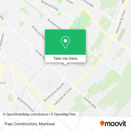 Papi Construction map