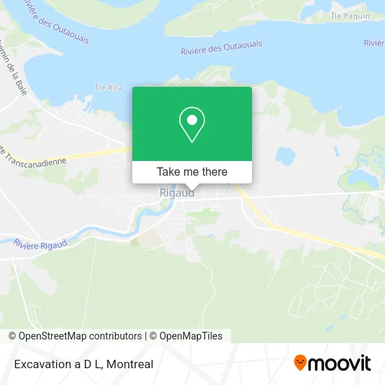 Excavation a D L map