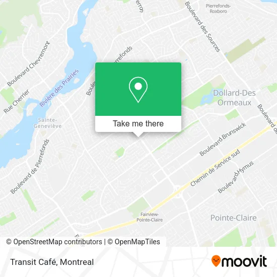Transit Café map