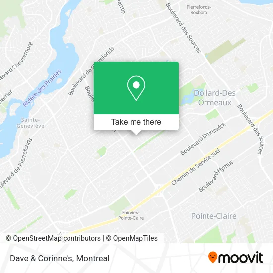 Dave & Corinne's map