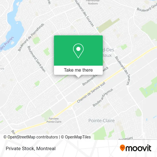Private Stock map