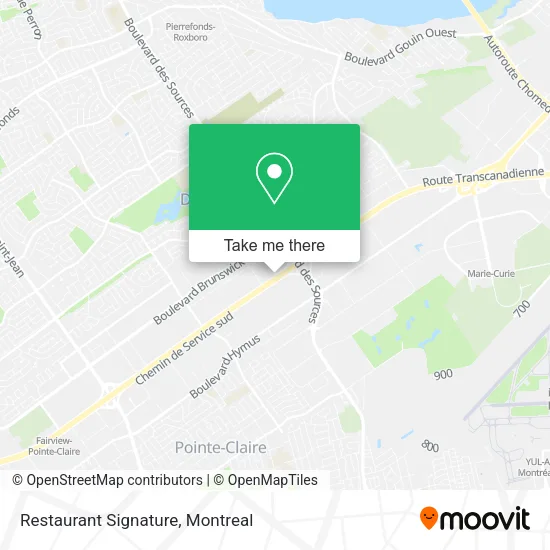 Restaurant Signature map