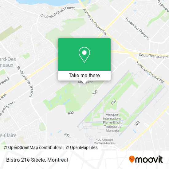 Bistro 21e Siècle map