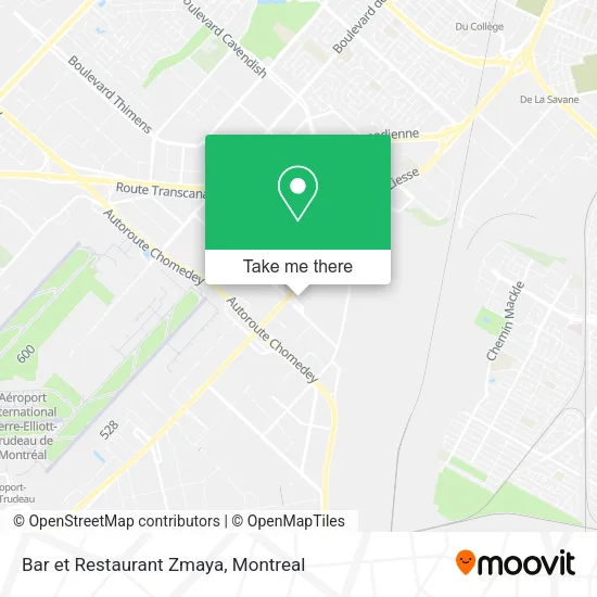 Bar et Restaurant Zmaya map