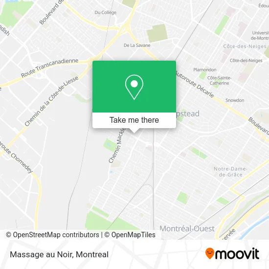 Massage au Noir map
