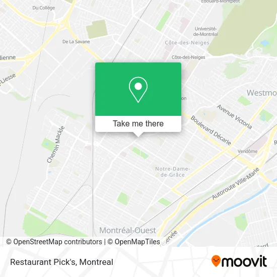 Restaurant Pick's map