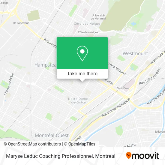Maryse Leduc Coaching Professionnel map