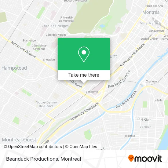 Beanduck Productions map