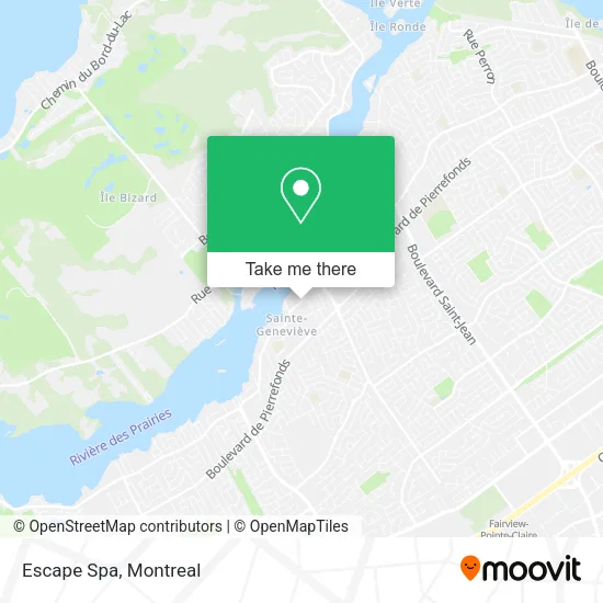 Escape Spa map
