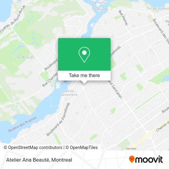 Atelier Ana Beauté map