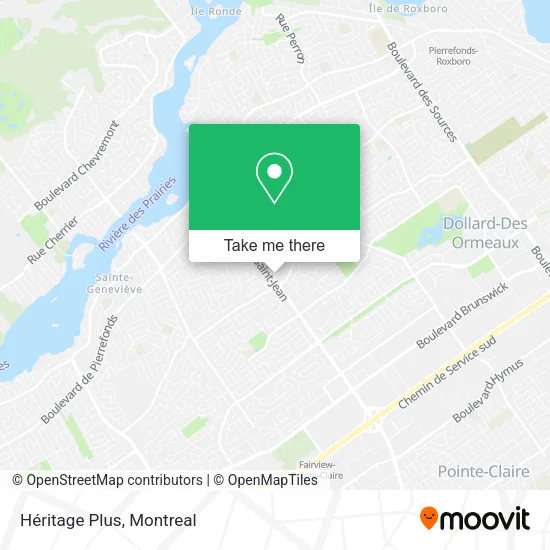 Héritage Plus map