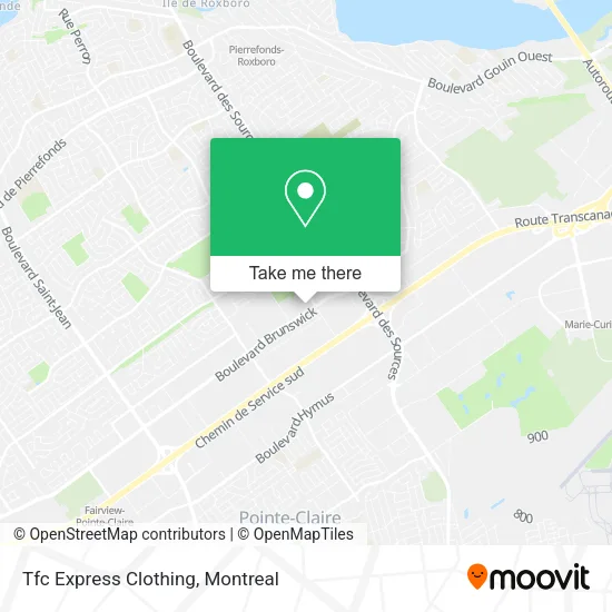 Tfc Express Clothing map