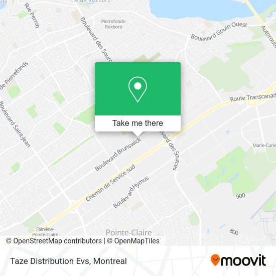 Taze Distribution Evs map