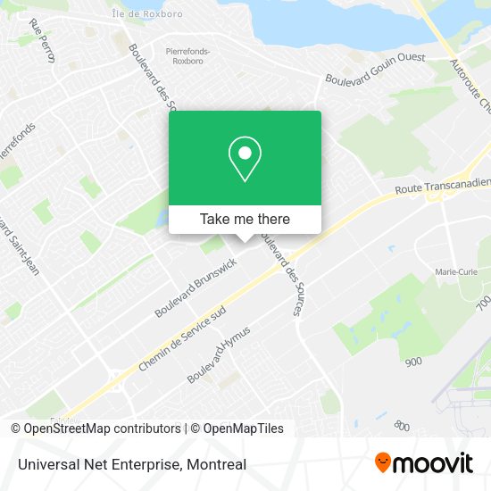Universal Net Enterprise map