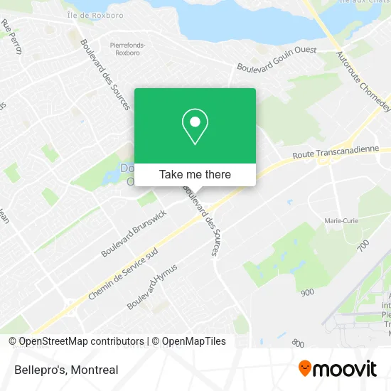 Bellepro's map