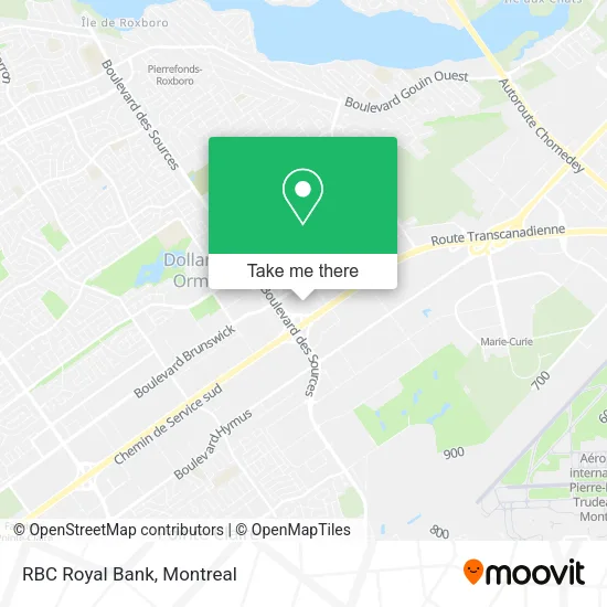 RBC Royal Bank map