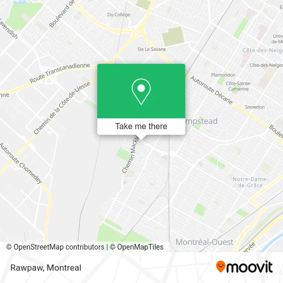 Rawpaw map