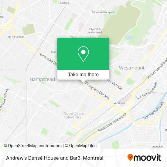 Andrew's Dansé House and Bar3 map