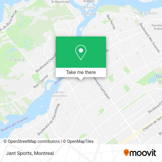 Jant Sports map
