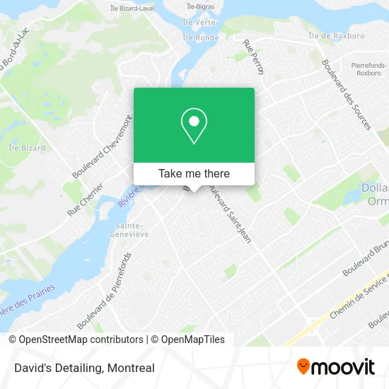 David's Detailing map