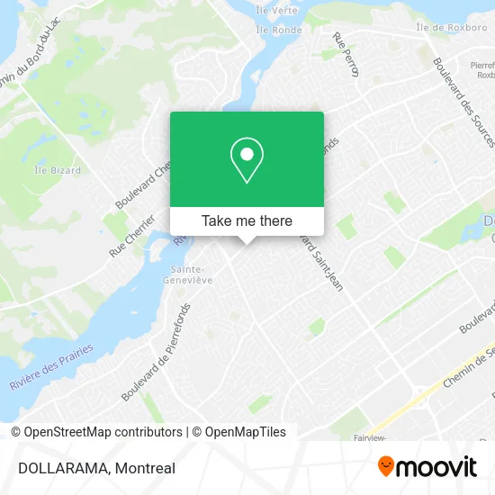 DOLLARAMA map