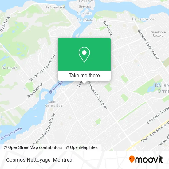 Cosmos Nettoyage map