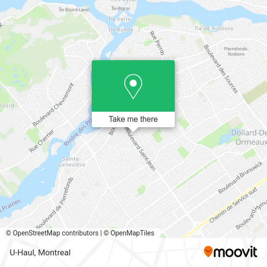 U-Haul map