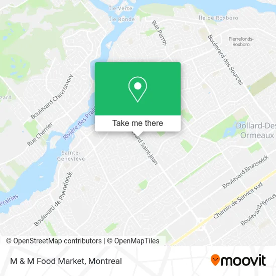 M & M Food Market map