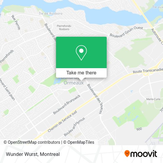 Wunder Wurst map