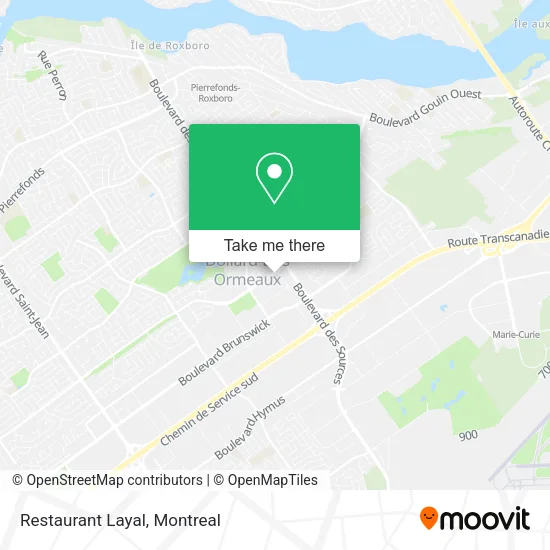 Restaurant Layal map