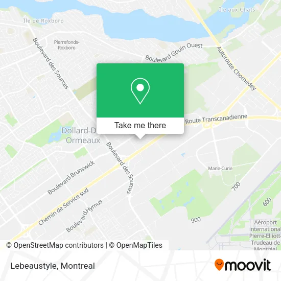 Lebeaustyle map